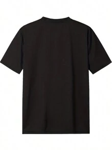 Coffee Swing Cute Capybara 100% Cotton Crew Neck T-Shirt-Perfect For Animal Lovers Plus Size Cotton Casual Soft Comfy  T-Shirt For Women - Black - View 2