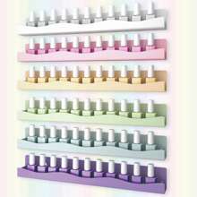 Nail Polish Wall Rack,15 Inch 6 Pastel Colors Acrylic Nail Polish Floating Shelves For 66-90 Bottles Multi-Purpose,Ideal Gift For Girls Teens,Great Display For Salons Retailers,For Holiday Beach, Bathroom Collection, Bedroom Collection, Large Capacity
