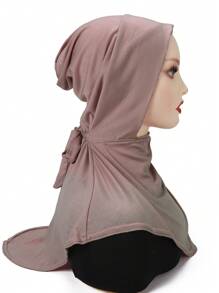 1pc New Soft Elastic Adjustable Lining Muslim Underscarf Hijab Cap For Women - Multicolor - View 5