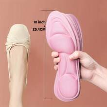 4D柔软记忆海绵鞋垫，适用于女士高跟鞋和平底鞋，吸汗透气，可水洗更换，适用于女士高跟鞋、浅口鞋和男士运动鞋，男女鞋履配件 - 女士鞋墊 - 查看 8