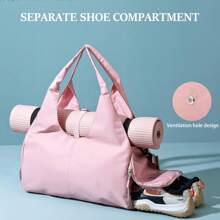 MINSHUXI Yoga Mat Bag, Sport Yoga Gym Bag For Women, Lightweight Yoga Mat Bag Carrier With Yoga Strap, Carryall Yoga Tote Bag