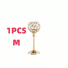 Elegant Metal Crystal Ball Glass Candle Holder With Windproof Glass Cover, Suitable For Restaurant, Living Room, Kitchen, Hotel Room, Show House Aromatherapy Candle Holder. Gold Crystal Candle Holder Home Decor, Candle Holder For Wedding, Candlelight Dinner, Applicable To Various Holidays, Christmas, Valentine's Day (Candles Not Included)