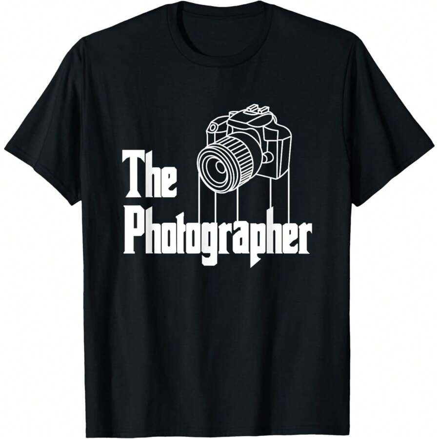 Photographer Design For Photography Lover T-Shirt - Black - View 1