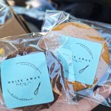 100 piezas de 4*4cm / 1.57 pulgadas Pegatinas cuadradas personalizadas con logotipo comercial, pegatinas de agradecimiento personalizadas, etiquetas comerciales, pegatinas personalizadas, pegatinas de logotipo, disponibles en regalos de boda, cumpleaños y graduación de 16-500 piezas - Multicolor - Ver 5