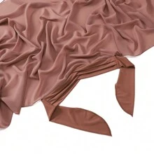 1pc 3-Layer Criss-Cross Headscarf, Convenient Hijab, Chiffon Muslim Headwrap