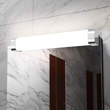 ZMH LED Mirror Light Bathroom - Mirror Lamp With Plug Waterproof IP44 10W Neutral White 4000K Make-Up Light Bathroom Light Modern Wall Lamp 37CM Chrome Bathroom Lamp For Kitchen Bathroom Cabinet - 查看 1