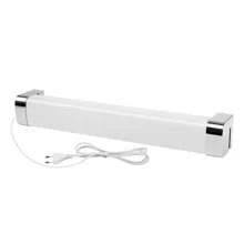 ZMH LED Mirror Light Bathroom - Mirror Lamp With Plug Waterproof IP44 10W Neutral White 4000K Make-Up Light Bathroom Light Modern Wall Lamp 37CM Chrome Bathroom Lamp For Kitchen Bathroom Cabinet - 查看 8