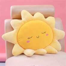 Cojín de almohada con forma de nube de dibujos animados de 35cm/13,77 pulgadas y muñeco de peluche de sol lindo de 45 cm/17,71 pulgadas, muñeca de trapo, perfecto como regalo de San Valentín, cumpleaños o Año Nuevo, adecuado para decoración de habitación infantil