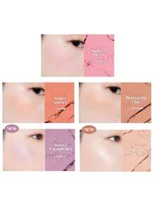 ETUDE Heart Pop 腮红 #Shell We Dance，丝绒粉质，云朵腮红效果，轻盈如第二层肌肤，万无一失的渐变色，纤薄包装，玻璃肌妆容，K-Beauty，韩国彩妆，4g/0.14oz - #Shell We Dance - 查看 9