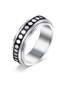 CIZME 1pc/Set Anxiety Ring For Women Fidget Anxiety Rings For Anxiety Rotatable Spinner Rings For Anxiety Stress Relieving Anxiety Rings Spinner Women Stress Roller Rings Anxiety Spinner Ring Size 6-10 - Multicolor - View 14