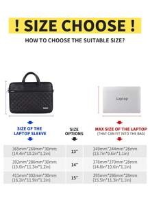 canvas artisan Laptop Sleeve With Handle Anti-Collision Laptop Briefcase For MateBook