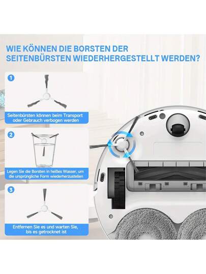 Pack Of 16 Accessories Dreame L10s/ L10 Ultra/ Prime/ X20+ Robot Stofzuiger Cleaner Replacement Parts Accessory Set Mop Pads Main Brushes Filters Side Brush view 5