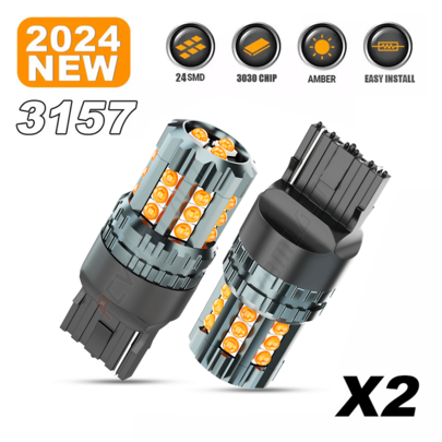 2X Amber LED Turn Signal Light Bulbs Fit For FordF 150 F 250 F 350 Super Duty