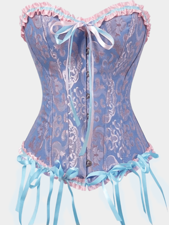 Vintage Corset Top, Tight Fitting Bust Shaping Body Shaper, Retro & Sexy Design