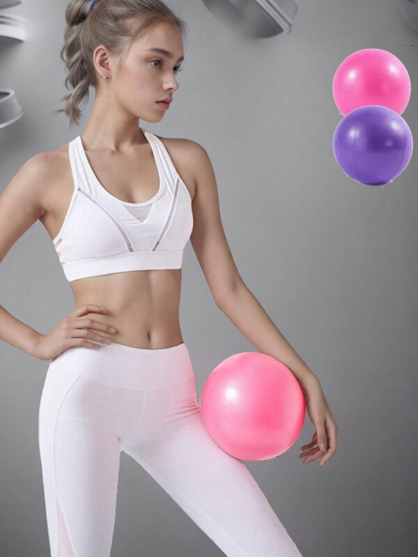 25CM Yoga Pilates Ball Exercise Gymnastic Fitness Balance Gym Core Indoor Training Mini Balls Small