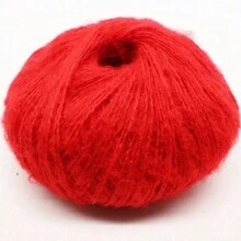 4 件超柔软安哥拉马海毛纱线，每件 1.76 盎司 - 非常适合 DIY 针织和钩编披肩、围巾、毛衣 | 薄而奢华的美利奴羊毛混纺，多种颜色，手工编织线 - 彩色 - 查看 17