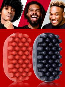 WANMEI 卷发扭辫梳 非洲辫子脏辫梳 可水洗弹性造型梳 1/2件装，脏辫梳，卷发梳，防滑设计，可水洗橡胶，男女通用美发海绵套装，适用于非洲卷发的橡胶扭辫海绵梳，适用于短发的可水洗美发工具，男女通用卷发梳，理发师专用梳子，梳子，美发工具，梳子，后梳，造型梳，卷发梳，边缘梳，梳子，梳头，梳子套装，梳头，卷发梳，解结梳，女士梳子，头发，旅行，美发产品，美发工具，美发用品，理发师，理发师配件，理发店，美发设备