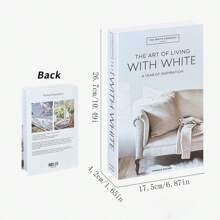 1 件北欧极简主义仿书桌装饰、书架装饰、设计师杂志软装饰书，适合咖啡桌最佳礼物 - 彩色 - 查看 15