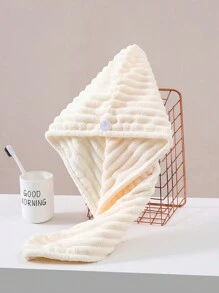 Gorro de ducha de terciopelo coral para mujer, de absorción súper rápida y secado rápido. Toalla envolvente de color mixto para el cabello. Gorro, toalla para el cabello, accesorios y productos para el cabello, esenciales de viaje para peluquería, salón de belleza