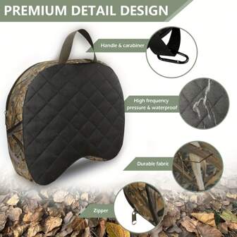 Camouflage Outdoor Zitkussens Multifunctioneel Ontwerp Met Handvat En Karabijnhaak Geschikt Voor Stadionvissen