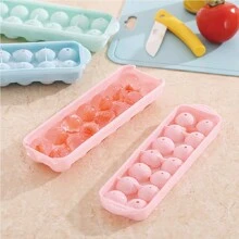 1 buc. Formă rotundă 3D pentru gheață cu capac - Set mare de tăvi pentru gheață DIY pentru whisky, cocktailuri și cafea - Perfect pentru petrecerile de Crăciun, tavă pentru gheață pentru pahar, gheață reutilizabilă pentru băuturi