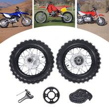 XIANXUS 2.50-10 Front & Rear Tire Rim Wheel Drum Brake Pit Bike For Hon Da CRF50 XR50