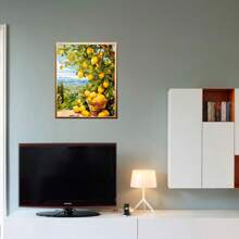 Lemon Tree Painting By Numbers Canvas Kit, 3D Artistic Landscape Picture, DIY Home Wall Decor, Craft Supplies For Living Room Decoration Gifts Birthday Graduation - 40x50cm - View 3
