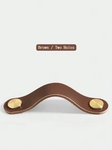 1 tay nắm kéo đồ nội thất bằng đồng thau, dây đeo bằng da giả 12 màu trơn, dùng cho tủ, tủ quần áo, tủ đựng đồ, ngăn kéo và đồ nội thất khác - Nhiều màu - Xem 9