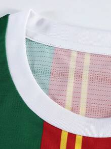 春夏透气快干葡萄牙 7 号足球球衣，GOAT 男款撞色足球衫，弹力吸湿排汗运动上衣，适合休闲外出、跑步锻炼和酒吧派对