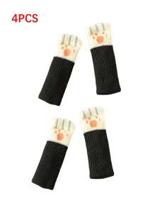 1/4/8 Pcs Thickened Table And Chair Foot Covers, Door Handle Covers, Pet Cat And Dog Foot Covers, Non-Slip, Wear-Resistant And Silent Cat Thickened Chair Foot Covers And Leg Pads, Home Decoration Gifts Birthday Graduation