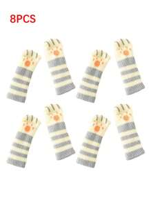 1/4/8 Pcs Thickened Table And Chair Foot Covers, Door Handle Covers, Pet Cat And Dog Foot Covers, Non-Slip, Wear-Resistant And Silent Cat Thickened Chair Foot Covers And Leg Pads, Home Decoration Gifts Birthday Graduation