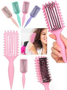 2024 Newest Curl And Styling Brush For Defining Curly Hair - Bristle Detangling Comb For Combing Men's And Women's Curls,Nylon Bristle Brush, Reduces Pulling And Separation,Designed For Curly Hair.By Candybrush,Back To School,Travel Holiday Essentials,Hair Accessories For Women,Brush,Hair Brushes,Edge Brush,Brush Hair,Hair Comb,Comb Hair,Detangling Brush,Ball Brush,Mini Hair Brush,Hair Brush Set,Wooden Comb, Comb, Slick Back Brush, Hairbrush, Edge Brush, Brush Hair, Hair Comb, Hair Brush Set, Comb Hair, Mini Hair Brush, Detangling Brush,Hair Products, Hair Tools, Hair Stuff, Hair Care, Curly Hair Brush, Barber, Barber Accessories, Hairdressing Equipment - Multicolor - View 3