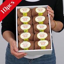 10 Balls Merino Knitted Yarn, Fine Spun Knitted Yarn For Knitting Sweaters, Cardigans, Vests, Handmade Yarn