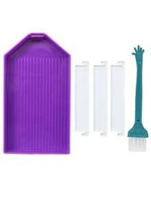 DIY Diamond Painting Tool Organizer Kit, 3 Compartments For 5D Diamond Painting Tool Storage Arts & Crafts