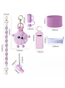 Zestaw akcesoriów do kubków 1 szt. Kompatybilny z kubkiem 30 uncji 40 uncji Zawiera 1 szt. Pasek na uchwyt butelki z wodą 1 szt. Osłona na słomkę Siliocne 1 szt. Osłona na kubek Siliocne 2 szt. Akcesoria do zawieszek, artykuły szkolne