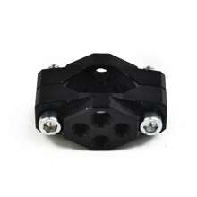 Universal 17-32mm Motorcycle Handlebar Bumper Mount Bracket Clamp For LED Spotlight Fog Turn Signal Lights Metal Accessories - Black - View 6