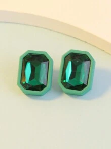 1 对新品畅销原创立方体耳钉，有绿色、红色、蓝色可选，时尚简约女士耳环，适合日常佩戴和送礼 - 方糖耳釘 - 查看 16