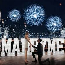 3FT Marquee Light Up Letters, Cool White Light Up Letters A-Z, Large Marquee Letters For Party Decorations, Marry Me Light Up Letters, Birthday Party Marquee Letters For Decor, Wedding Decor