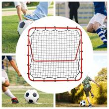 Soccer Rebound Net, Red Soccer Net, Portable Soccer Net - Red - View 3