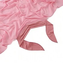 1pc 3-Layer Criss-Cross Headscarf, Convenient Hijab, Chiffon Muslim Headwrap