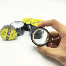 5/10/20/50 rolek 18 mm X 5 m czarna taśma elektryczna, odporna na wysoką temperaturę plastikowa taśma izolacyjna, odpowiednia do sklepów