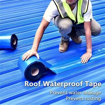 Industrial-Grade Waterproof Metal Roof Tape, Specially Designed Sealant For Iron Sheets And Surface Proofing, Suitable For Use As Construction Material For Roof Waterproofing And Bonding