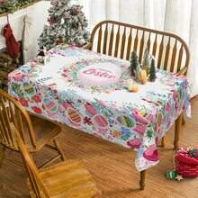 1pc Happy Easter Tablecloth,Easter Egg And Floral Pattern Tablecloth,Rectangular Polyester Tablecloth,For Picnic Or Holiday Party Decor,Easter Decoration,Easter Gifts - Multicolor - View 10