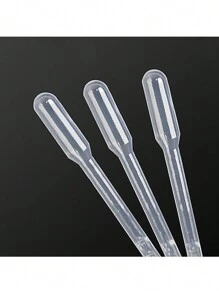 100Pcs Disposable Pasteurized Pipettes Graduated Plastic Dropper Test Pipettes Pipettes 1ml Plastic Pipettes - White - View 8