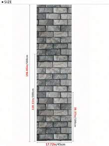 1pc 3d Realistic Bricks And Stones Wallpaper Home Decoration Sticker Peel And Stick Self-Adhesive Paper For Cabinets, Tables, Chairs And Room Background,Renovation Stickers Peel Wall Panels,Wall Paper, Wallpapers,Spring Decoration Items Refresh Your Home,Rama Decoration Stickers - Multicolor - View 11