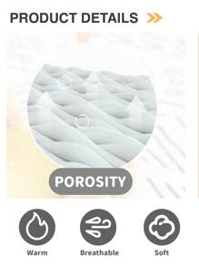 Men's Warm House Slippers, Personalized Bread Pattern Closed Toe Slip-Resistant Special Slippers - Hot Pink - View 7