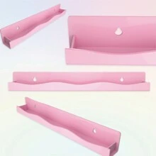 Nail Polish Wall Rack,15 Inch 6 Pastel Colors Acrylic Nail Polish Floating Shelves For 66-90 Bottles Multi-Purpose,Ideal Gift For Girls Teens,Great Display For Salons Retailers,For Holiday Beach, Bathroom Collection, Bedroom Collection, Large Capacity