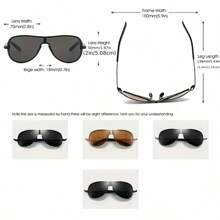 WEYFANY Unisex Fashion Metal Frame Polarized Sunglasses, Outdoor Cycling Sports Driving Fishing Travel Sunglasses, Premium Gift Box, Holiday Gift - Multicolor - View 8