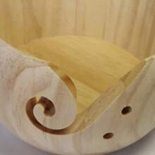Wooden Yarn Bowl Crochet Organizer Storage Holder Non Slip -Friendly New Handmade DIY For Knitting Crochet Skeins