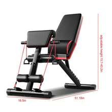 Foldable Dumbbell Bench Weight Training Fitness Incline Adjustable Workout Gym ! - 1 - View 4